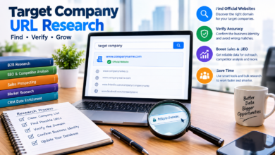 Target Company URL Research