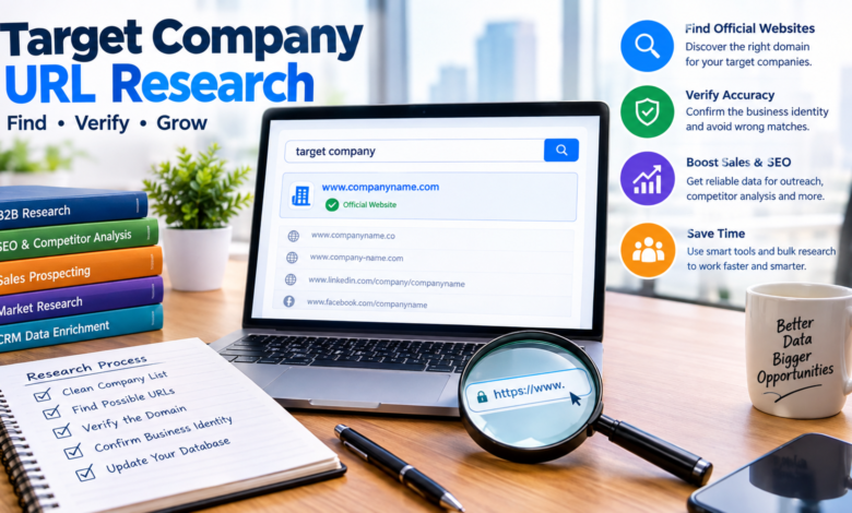 Target Company URL Research