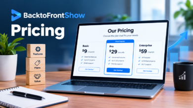 BacktoFrontShow Pricing