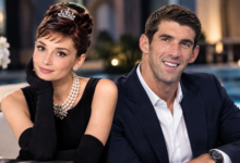 Michael Phelps and Audrey Hepburn