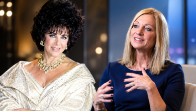 Karen Lynch and Elizabeth Taylor