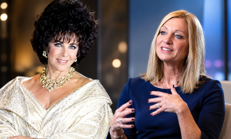 Karen Lynch and Elizabeth Taylor