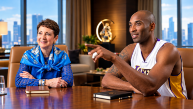 Kobe Bryant and Lynn Good