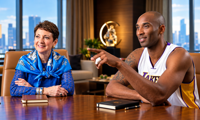 Kobe Bryant and Lynn Good